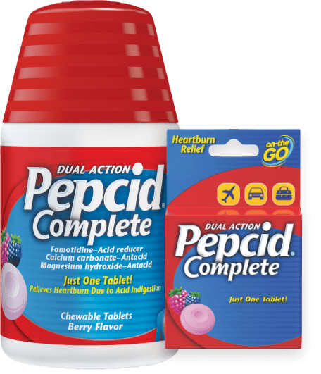 pepcid complete product packages